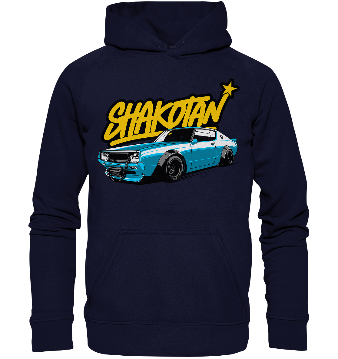 Shakotan Kenmeri Skyline - Basic Unisex Hoodie - MotoMerch.de