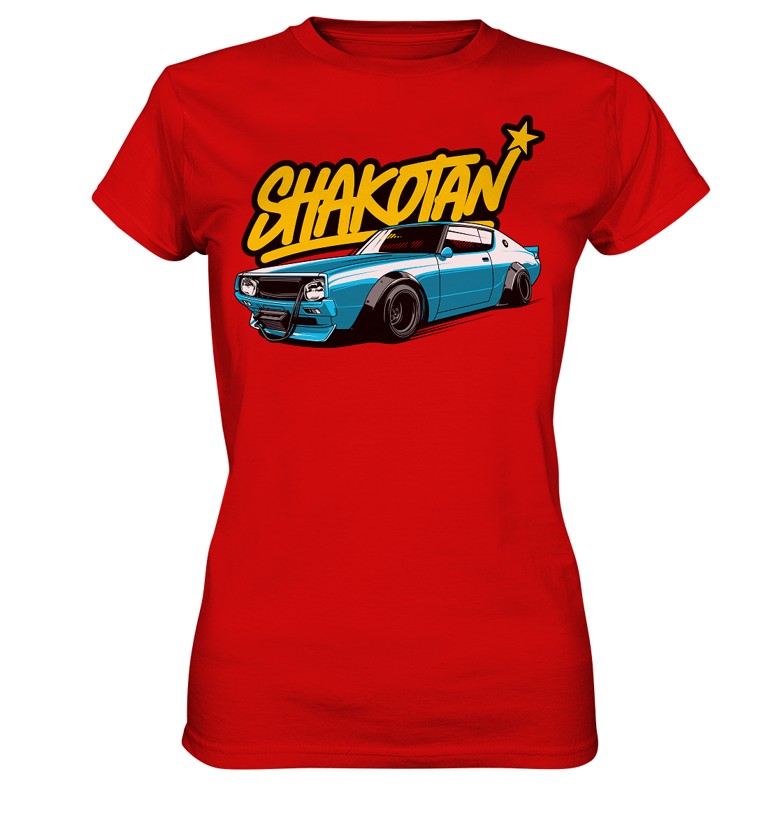 Shakotan Kenmeri Skyline - Ladies Premium Shirt - MotoMerch.de