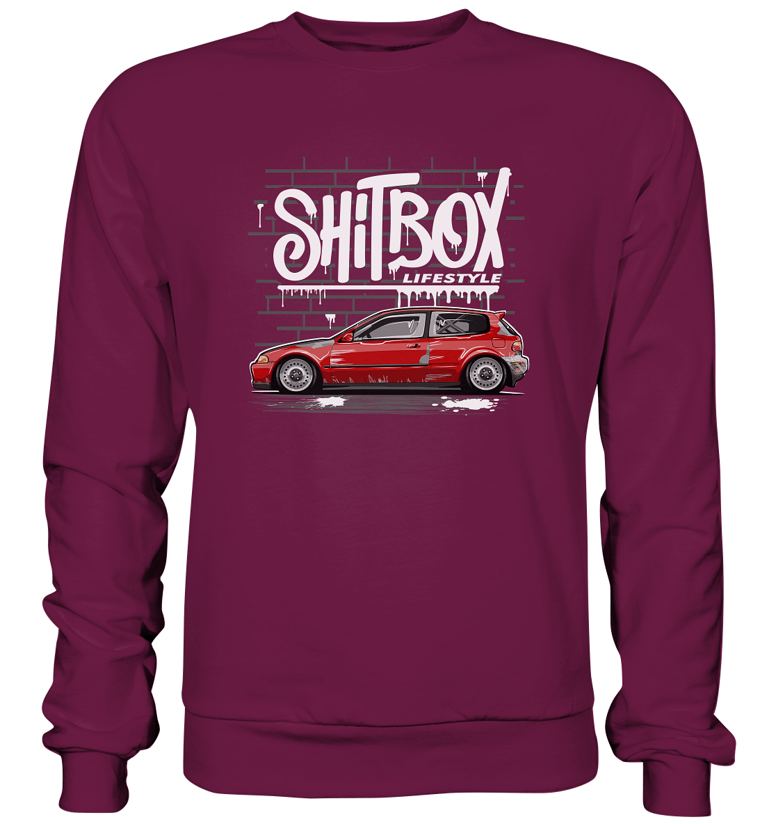 Shitbox Civic EG - Premium Sweatshirt - MotoMerch.de