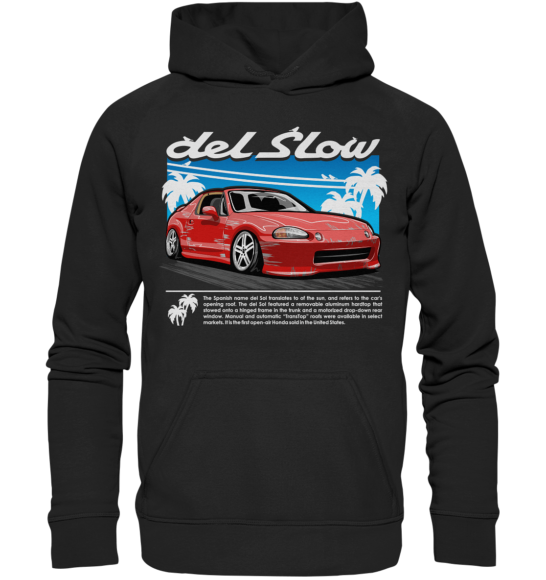 Shitbox CRX Del Sol - Basic Unisex Hoodie XL - MotoMerch.de