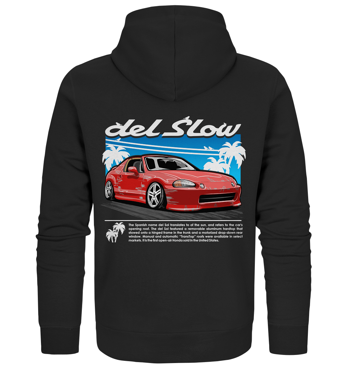 Shitbox CRX Del Sol - Organic Zipper - MotoMerch.de