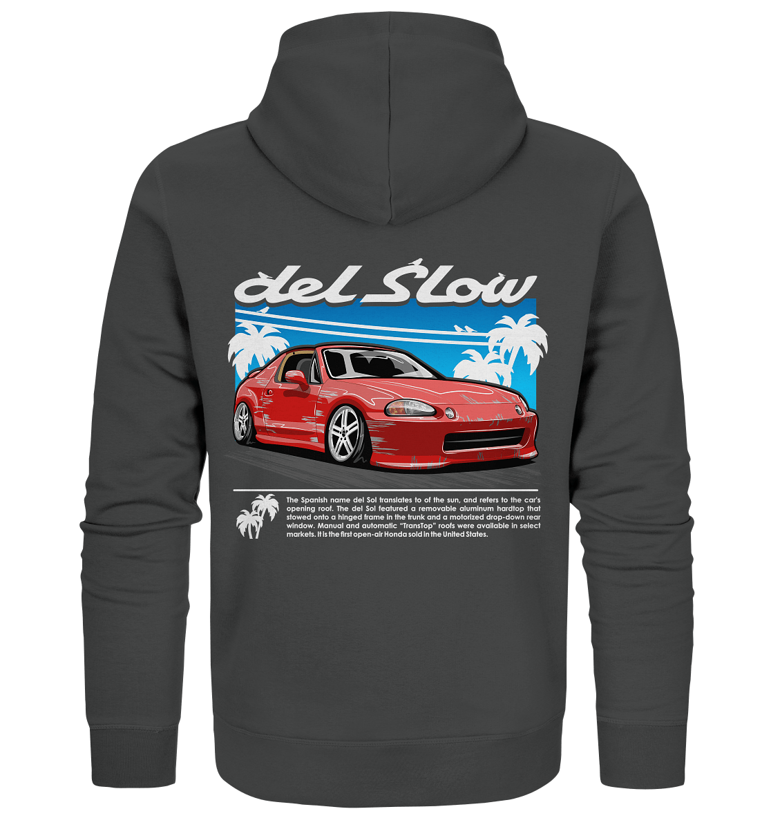 Shitbox CRX Del Sol - Organic Zipper - MotoMerch.de