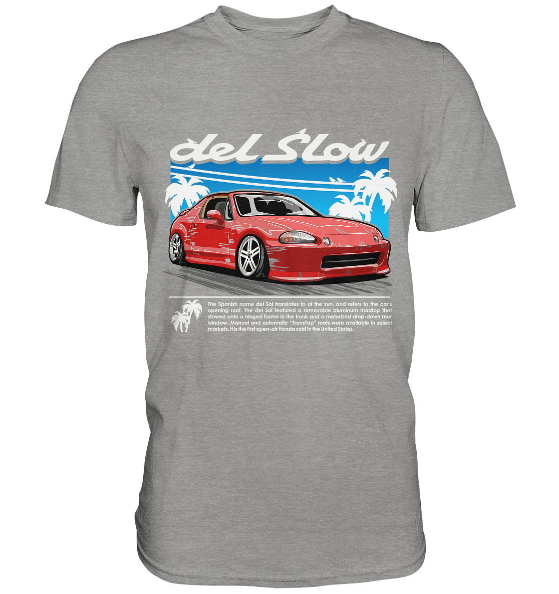 Shitbox CRX Del Sol - Premium Shirt - MotoMerch.de