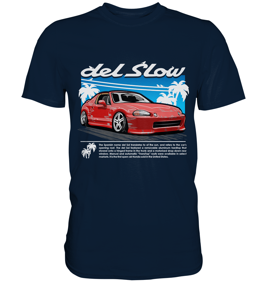 Shitbox CRX Del Sol - Premium Shirt - MotoMerch.de