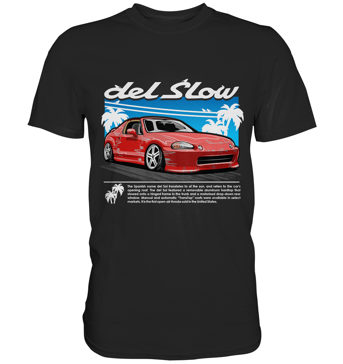 Shitbox CRX Del Sol - Premium Shirt - MotoMerch.de