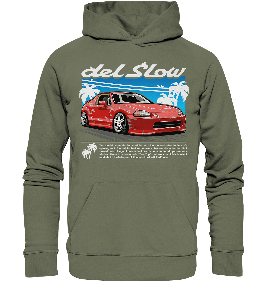 Shitbox CRX Del Sol - Premium Unisex Hoodie - MotoMerch.de