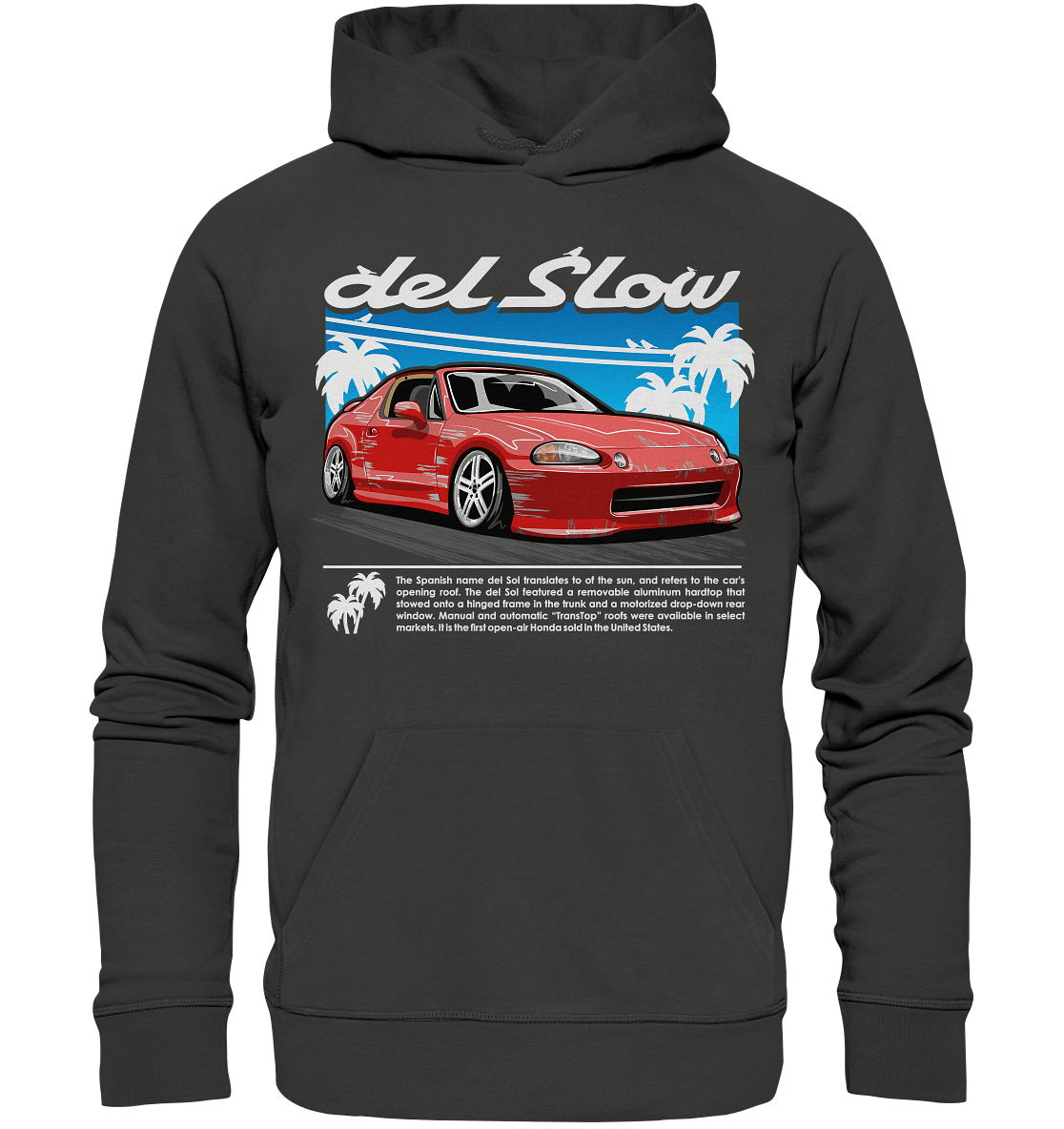 Shitbox CRX Del Sol - Premium Unisex Hoodie - MotoMerch.de