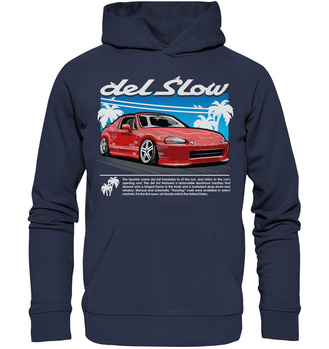 Shitbox CRX Del Sol - Premium Unisex Hoodie - MotoMerch.de