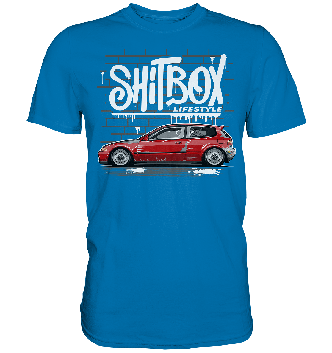 Shitbox Lifestyle Civic EG - Premium Shirt - MotoMerch.de