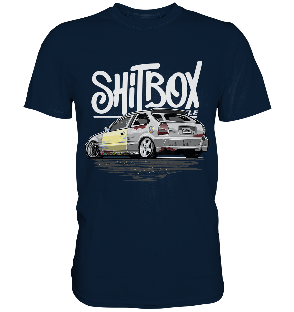 Shitbox Lifestyle Civic EJ EK - Premium Shirt - MotoMerch.de