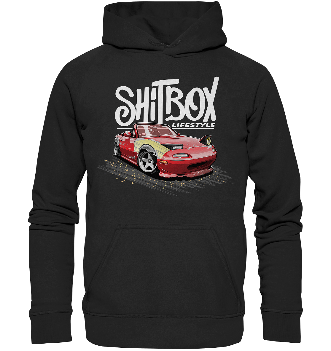 Shitbox Lifestyle Miata - Basic Unisex Hoodie XL - MotoMerch.de