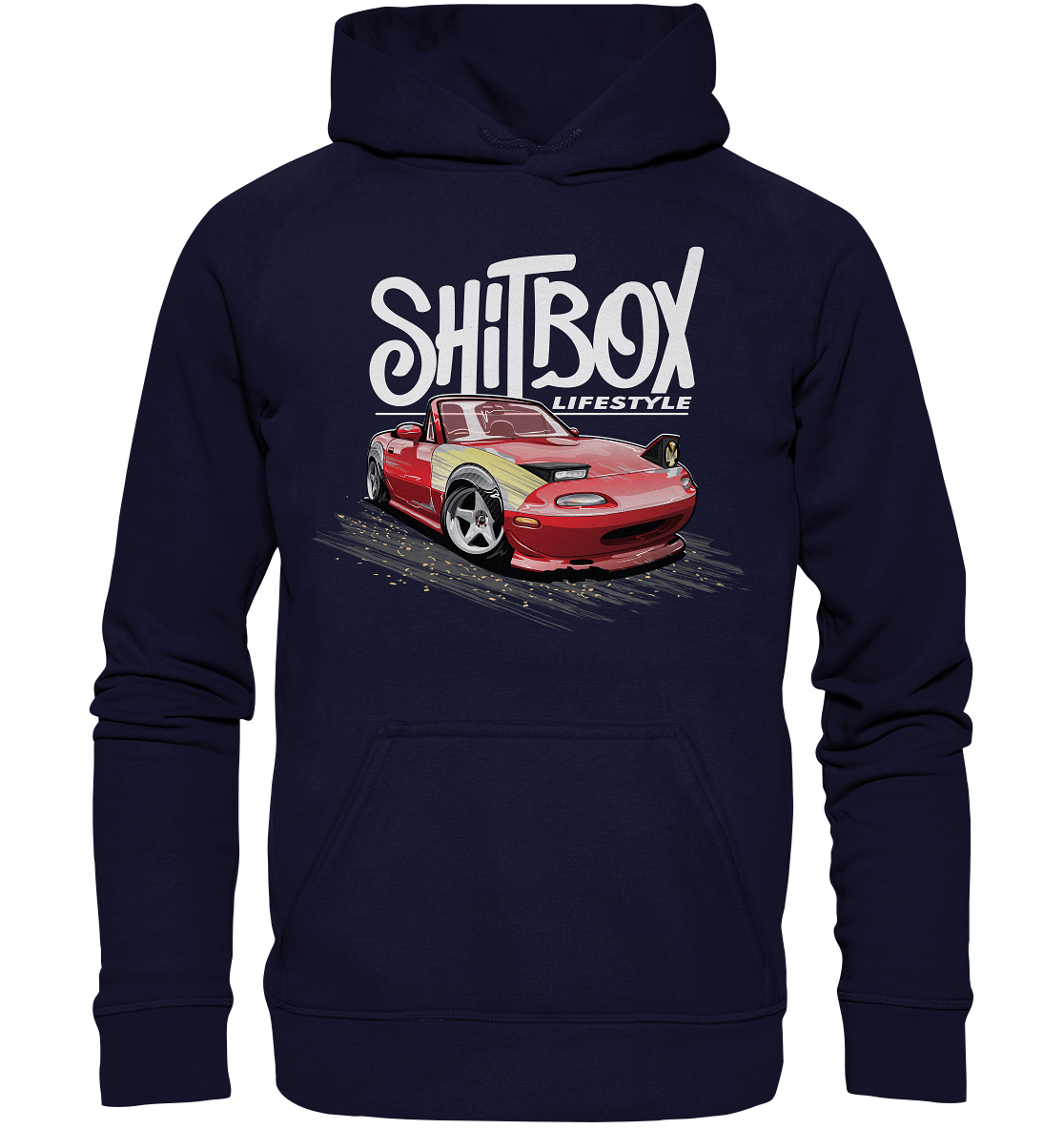 Shitbox Lifestyle Miata - Basic Unisex Hoodie XL - MotoMerch.de