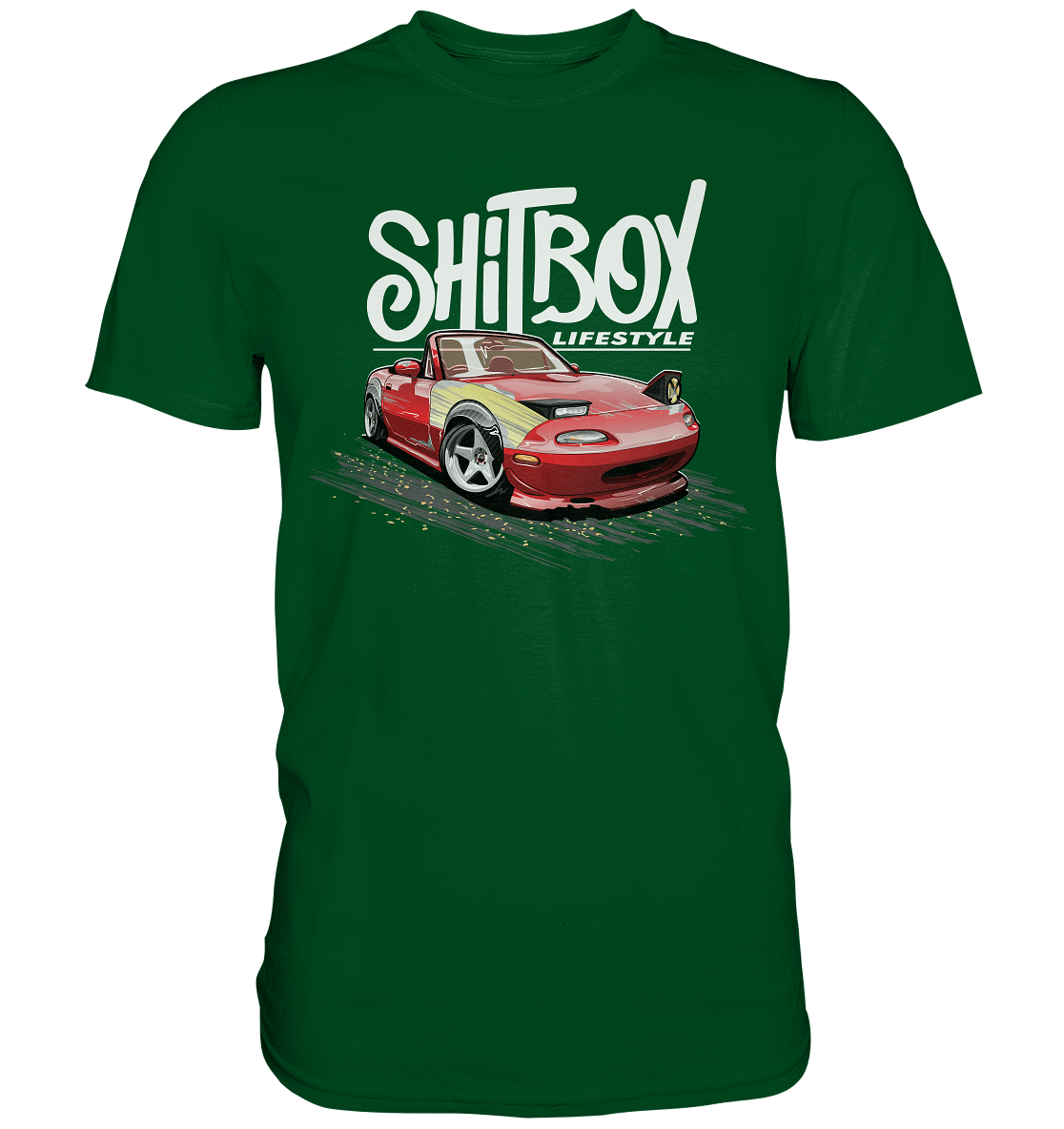 Shitbox Lifestyle Miata MX5 - Premium Shirt - MotoMerch.de