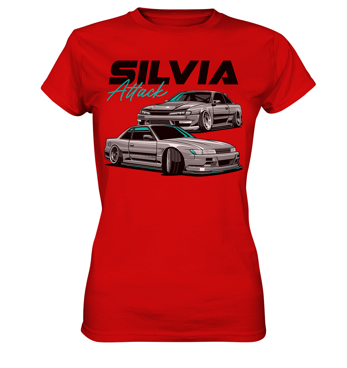 Silvia Attack - Ladies Premium Shirt - MotoMerch.de