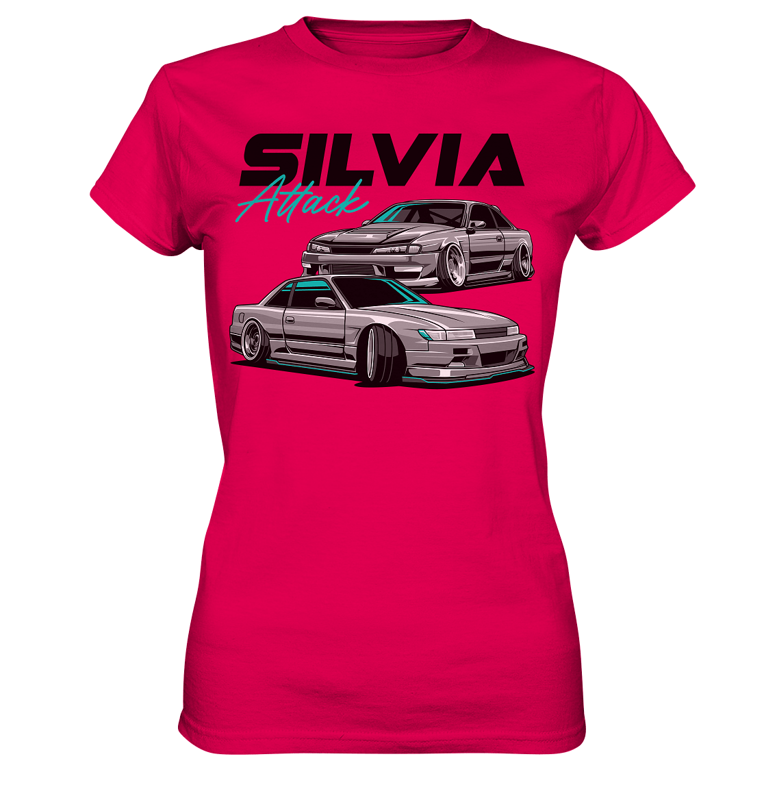 Silvia Attack - Ladies Premium Shirt - MotoMerch.de