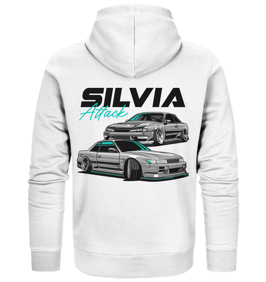 Silvia Attack - Organic Zipper - MotoMerch.de
