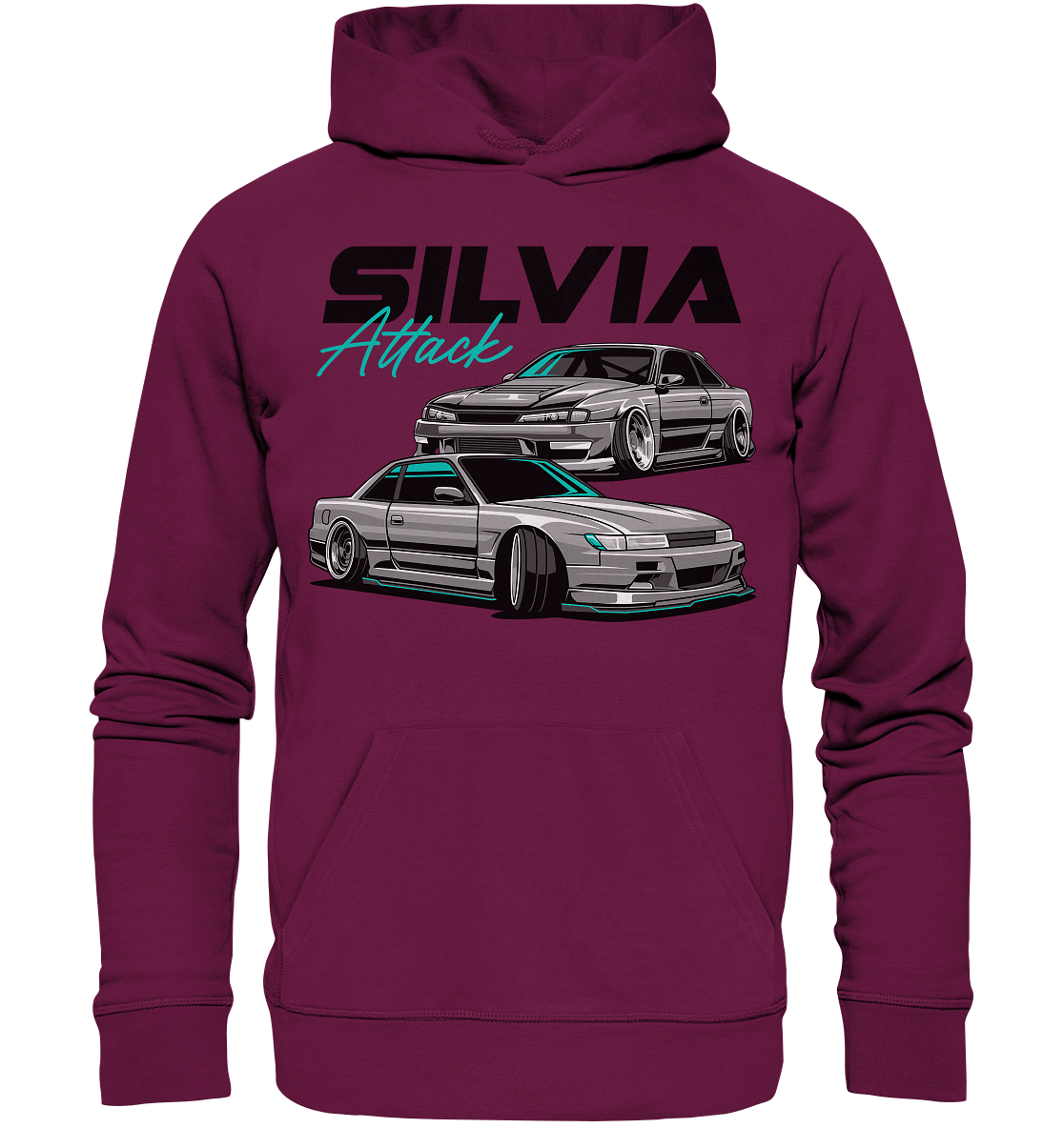 Silvia Attack - Premium Unisex Hoodie - MotoMerch.de