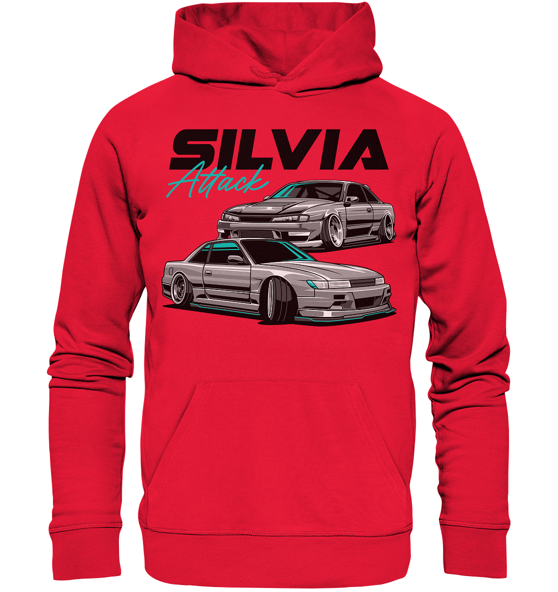 Silvia Attack - Premium Unisex Hoodie - MotoMerch.de
