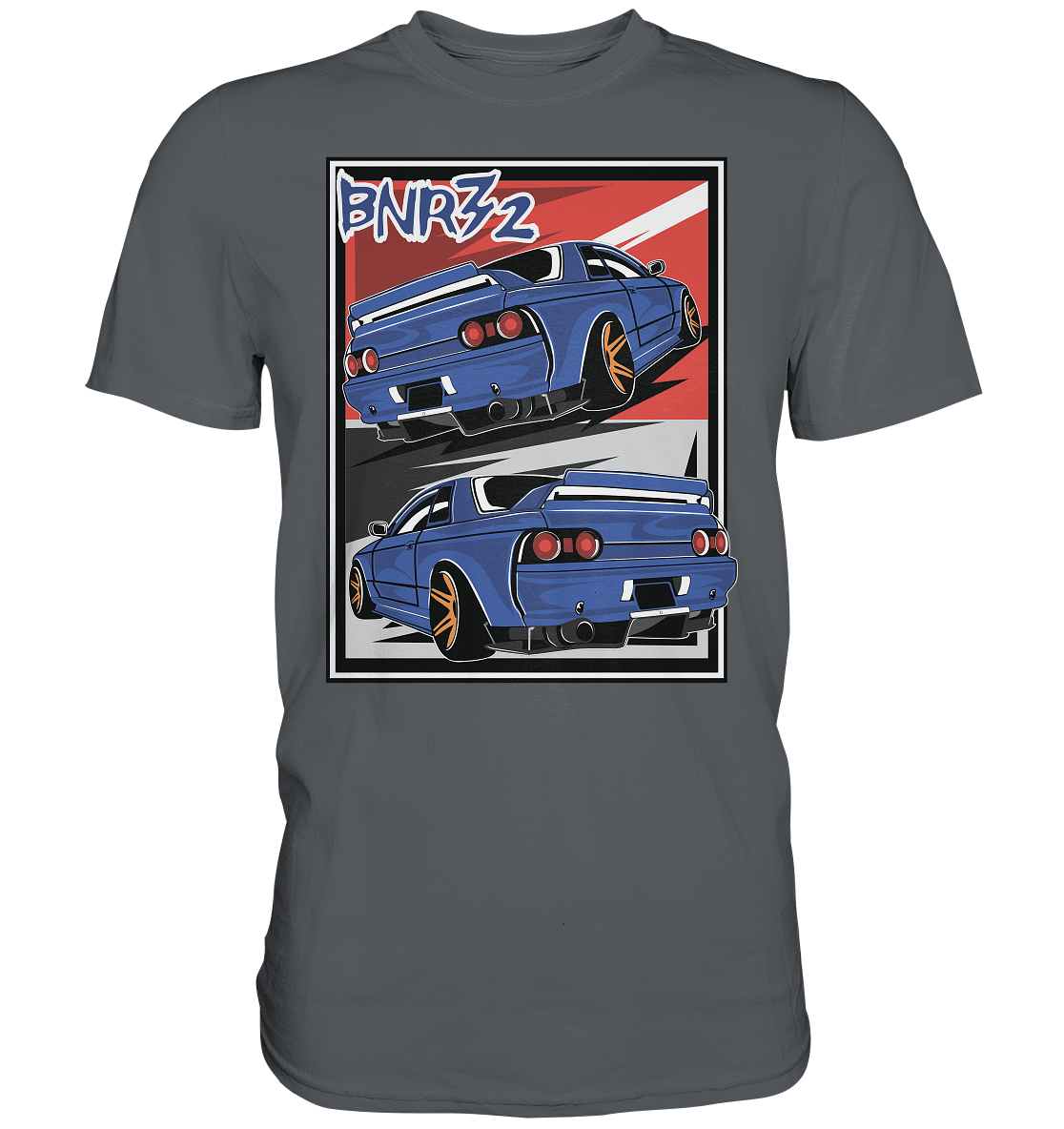 Skyline BNR32 - Premium Shirt - MotoMerch.de