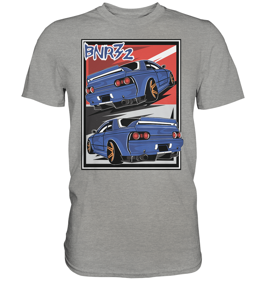 Skyline BNR32 - Premium Shirt - MotoMerch.de