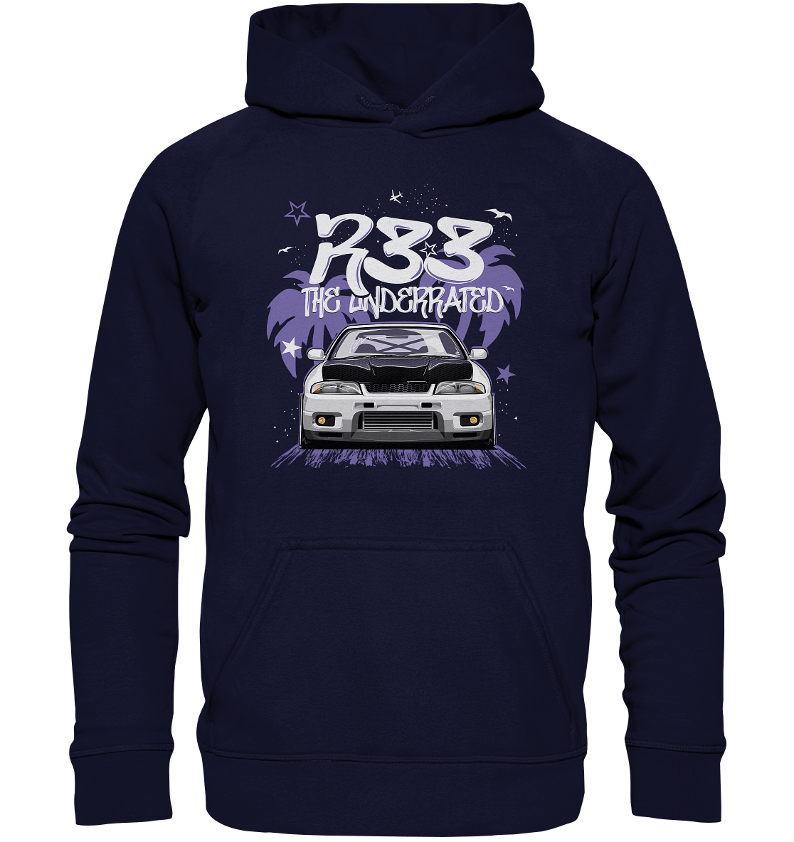 Skyline R33 - Basic Unisex Hoodie XL - MotoMerch.de