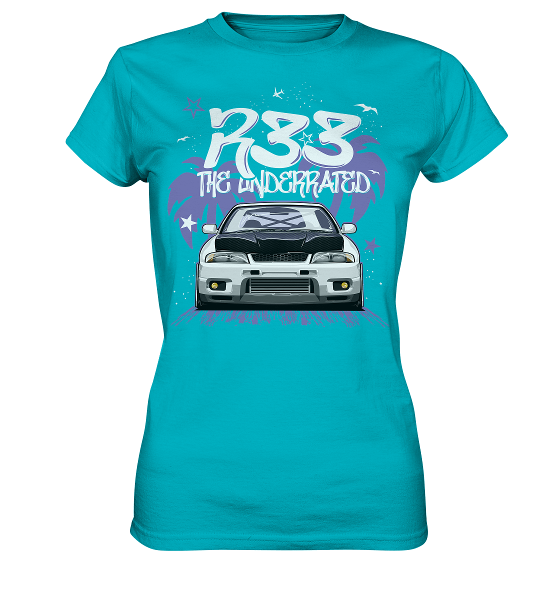 Skyline R33 - Ladies Premium Shirt - MotoMerch.de