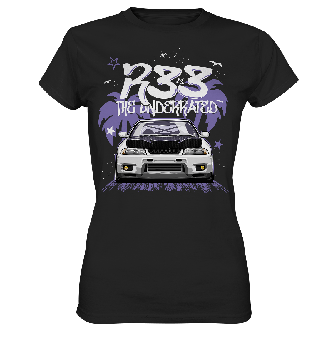 Skyline R33 - Ladies Premium Shirt - MotoMerch.de