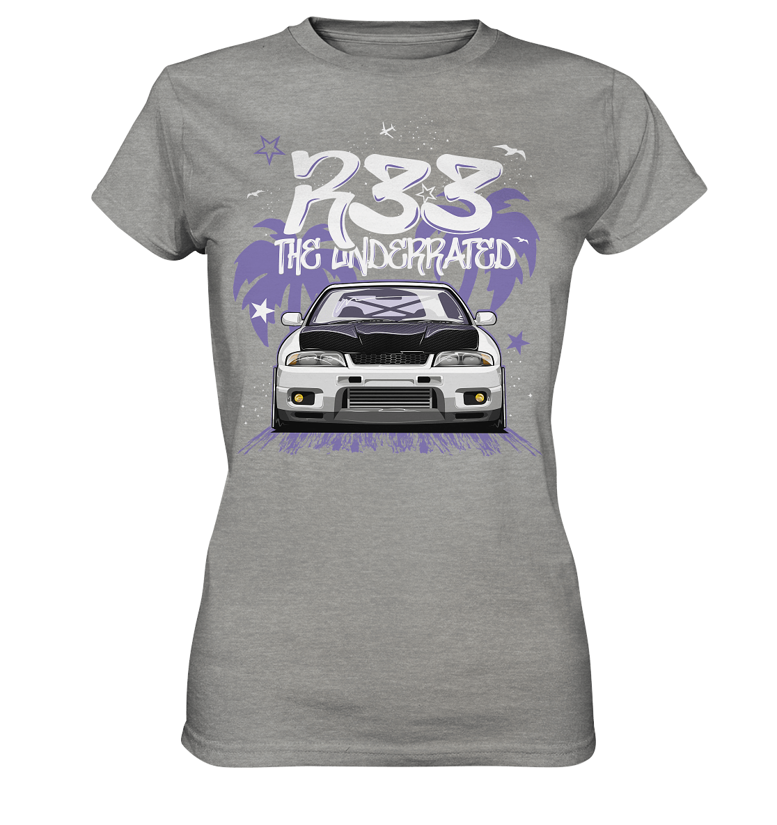 Skyline R33 - Ladies Premium Shirt - MotoMerch.de