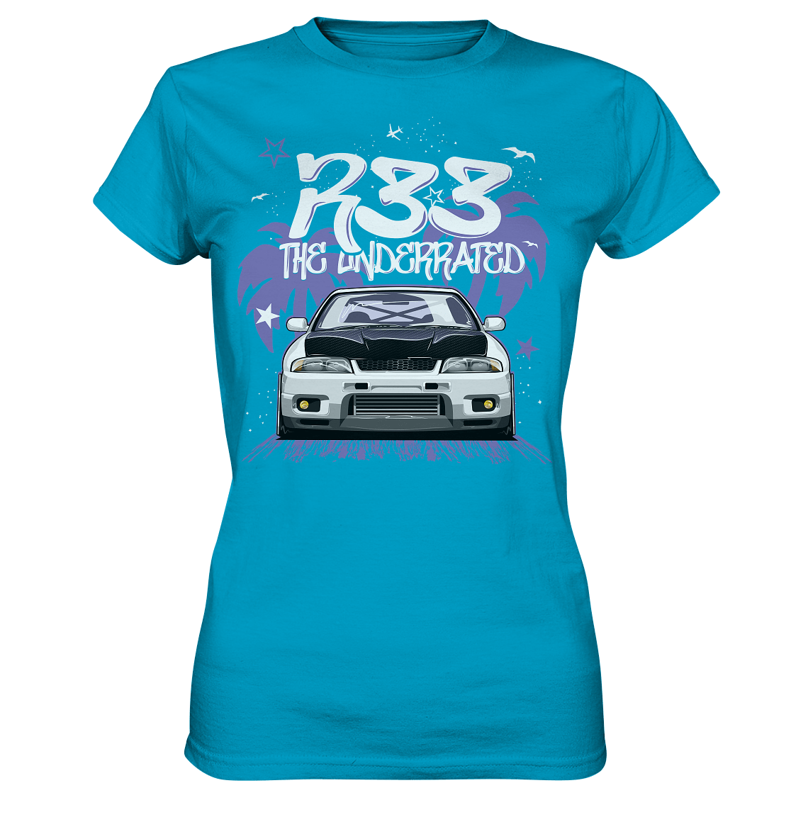 Skyline R33 - Ladies Premium Shirt - MotoMerch.de