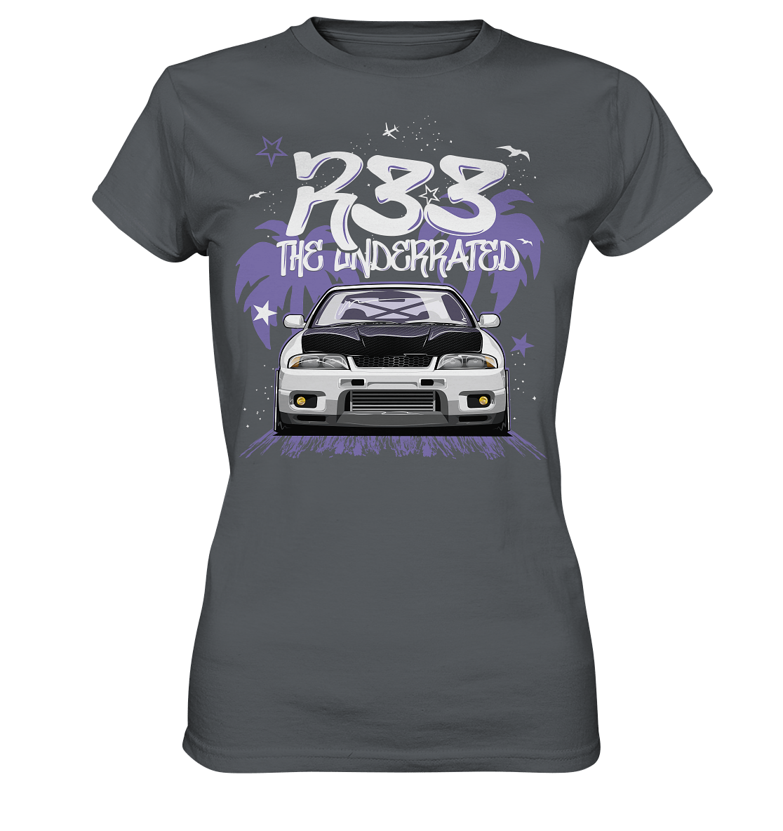 Skyline R33 - Ladies Premium Shirt - MotoMerch.de