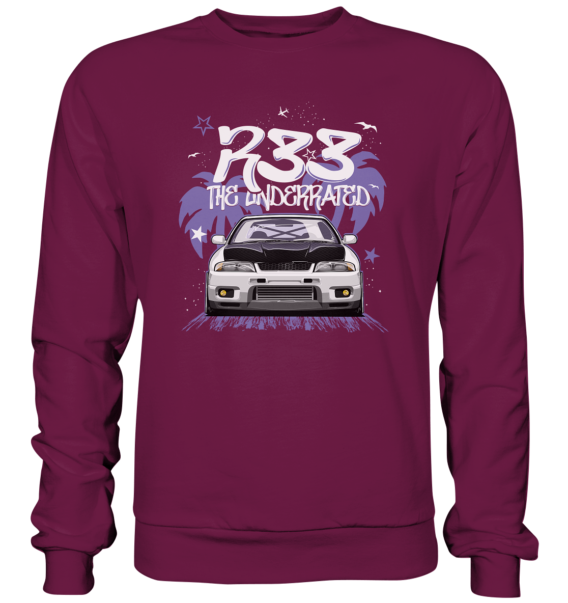 Skyline R33 - Premium Sweatshirt - MotoMerch.de