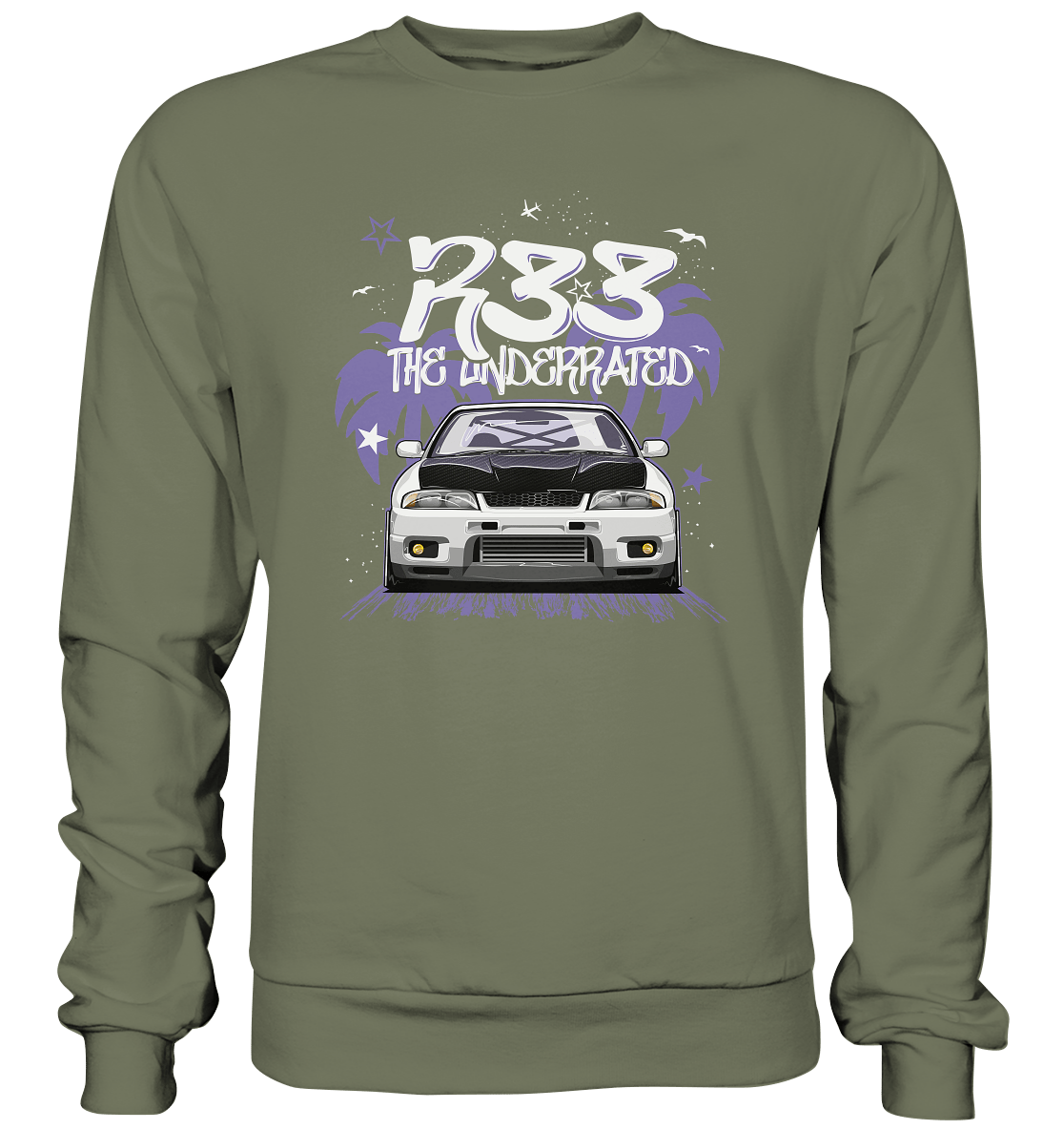 Skyline R33 - Premium Sweatshirt - MotoMerch.de