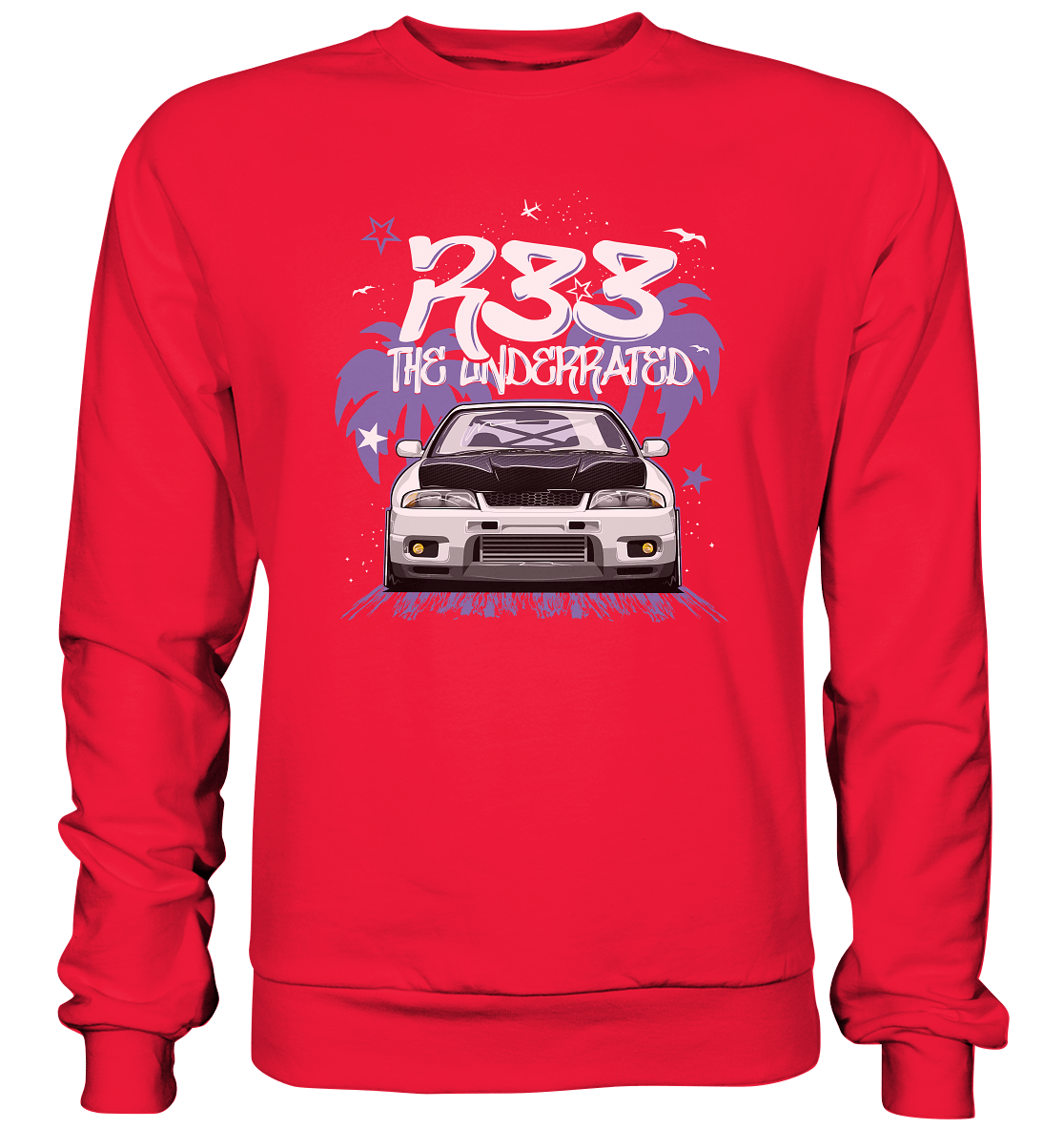 Skyline R33 - Premium Sweatshirt - MotoMerch.de