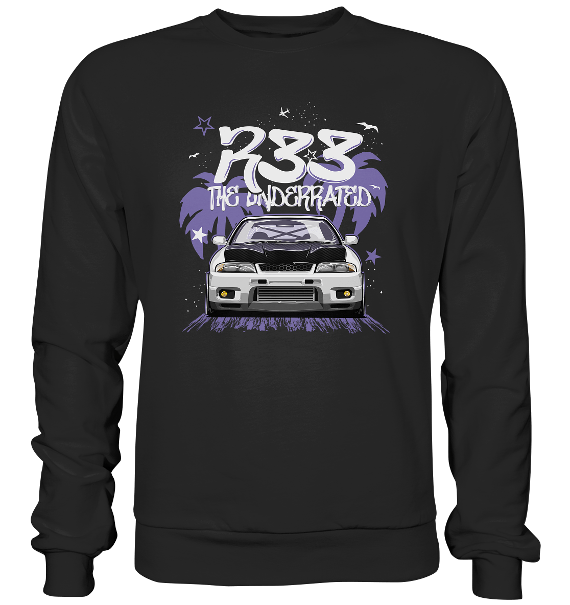 Skyline R33 - Premium Sweatshirt - MotoMerch.de