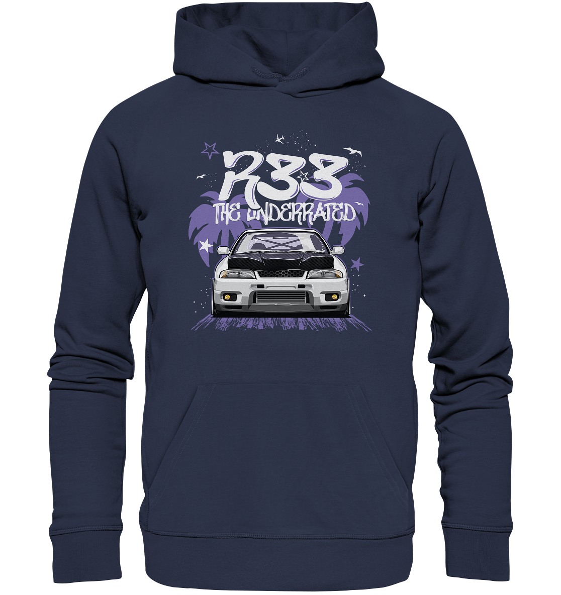 Skyline R33 - Premium Unisex Hoodie - MotoMerch.de