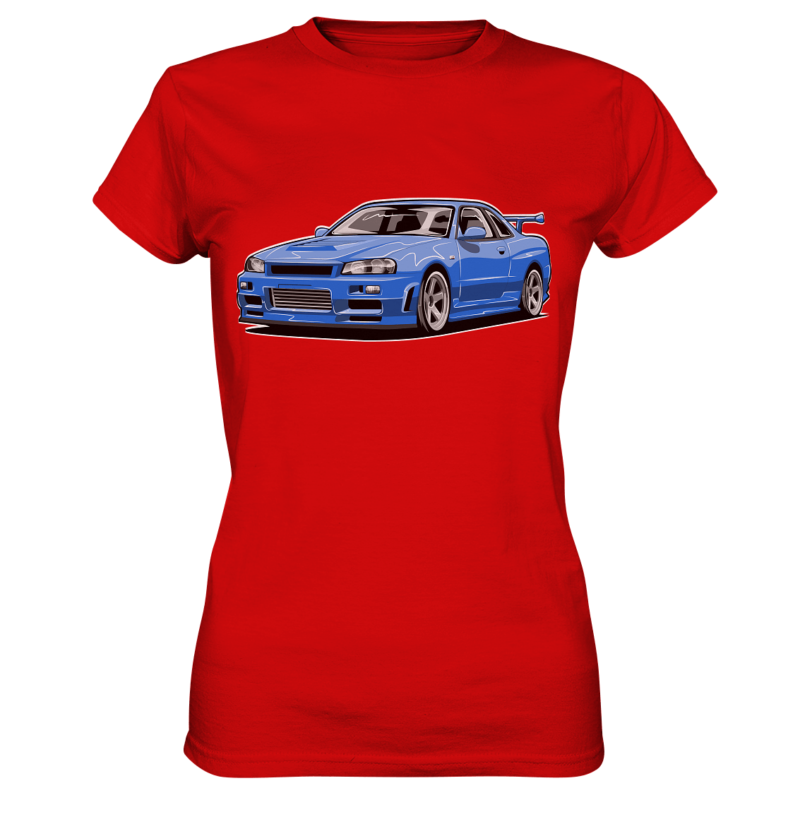 Skyline R34 GT-R - Ladies Premium Shirt - MotoMerch.de