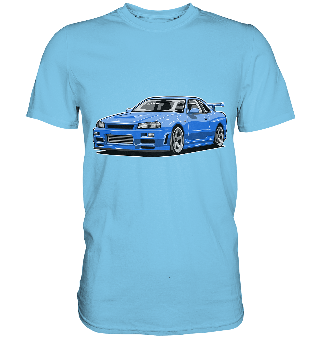 Skyline R34 GT-R - Premium Shirt - MotoMerch.de