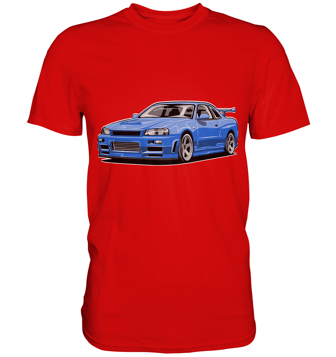 Skyline R34 GT-R - Premium Shirt - MotoMerch.de