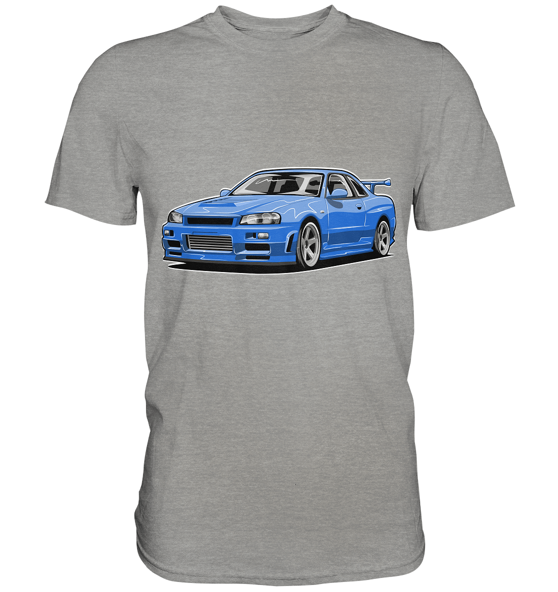 Skyline R34 GT-R - Premium Shirt - MotoMerch.de