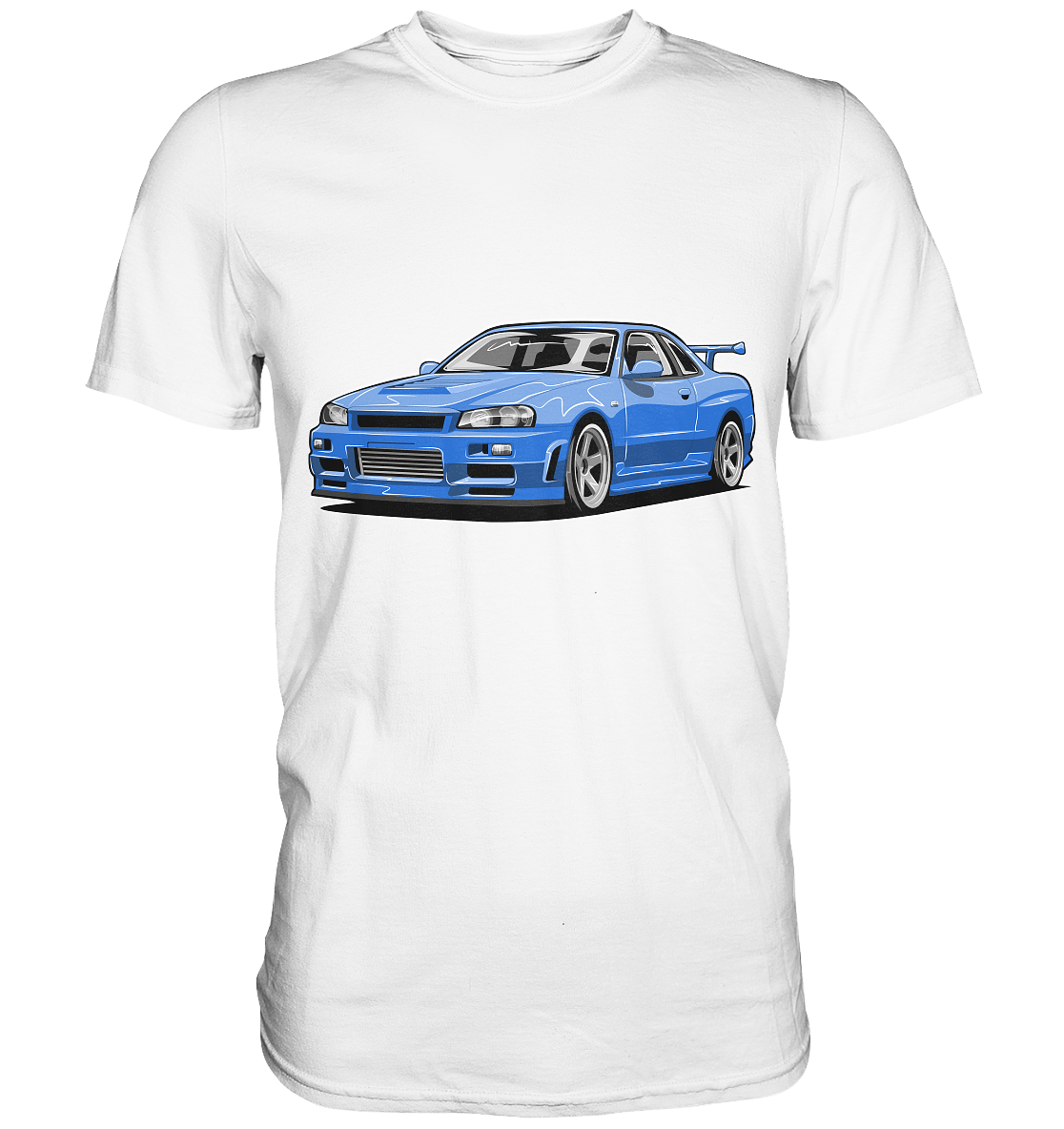 Skyline R34 GT-R - Premium Shirt - MotoMerch.de