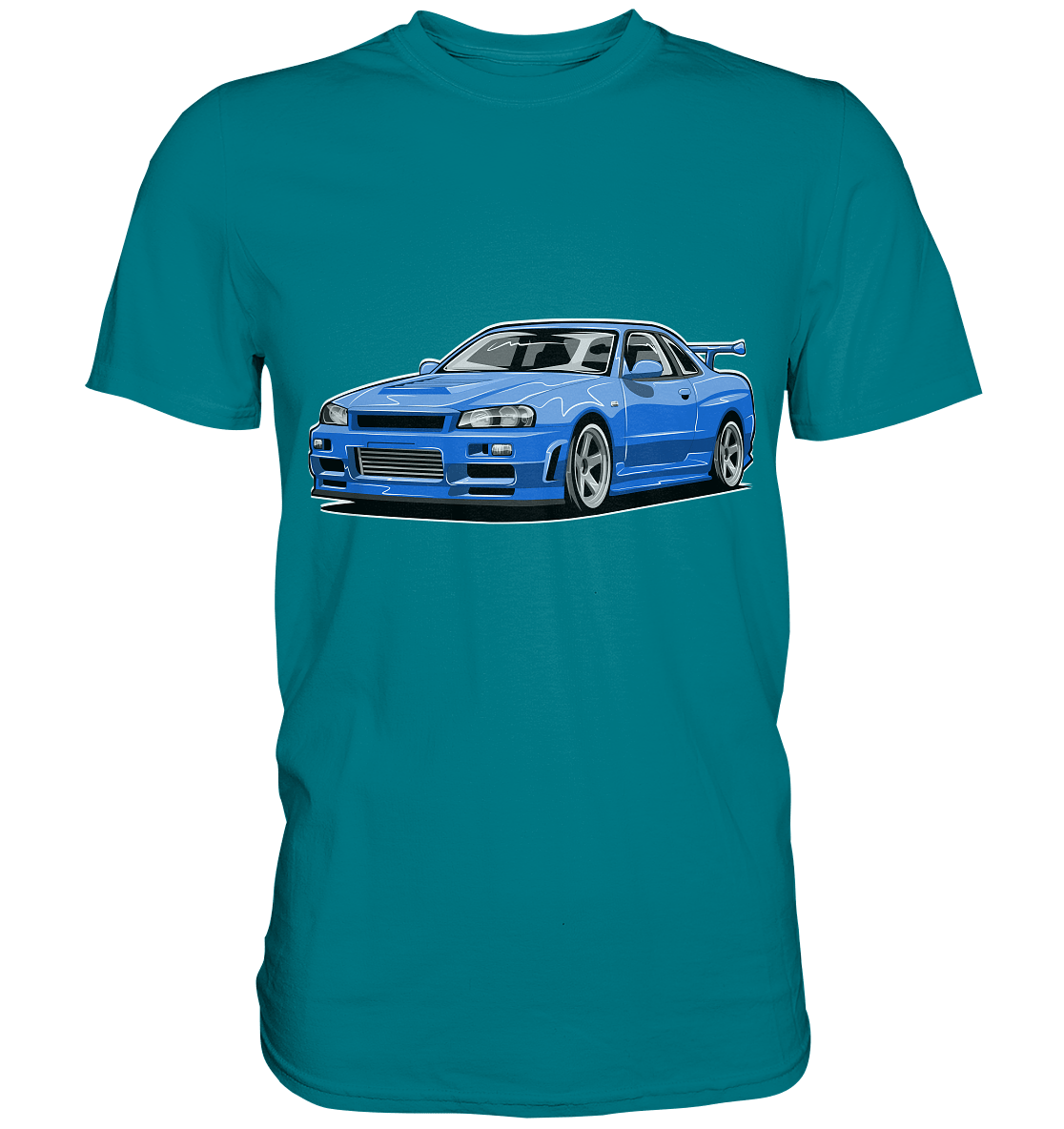 Skyline R34 GT-R - Premium Shirt - MotoMerch.de