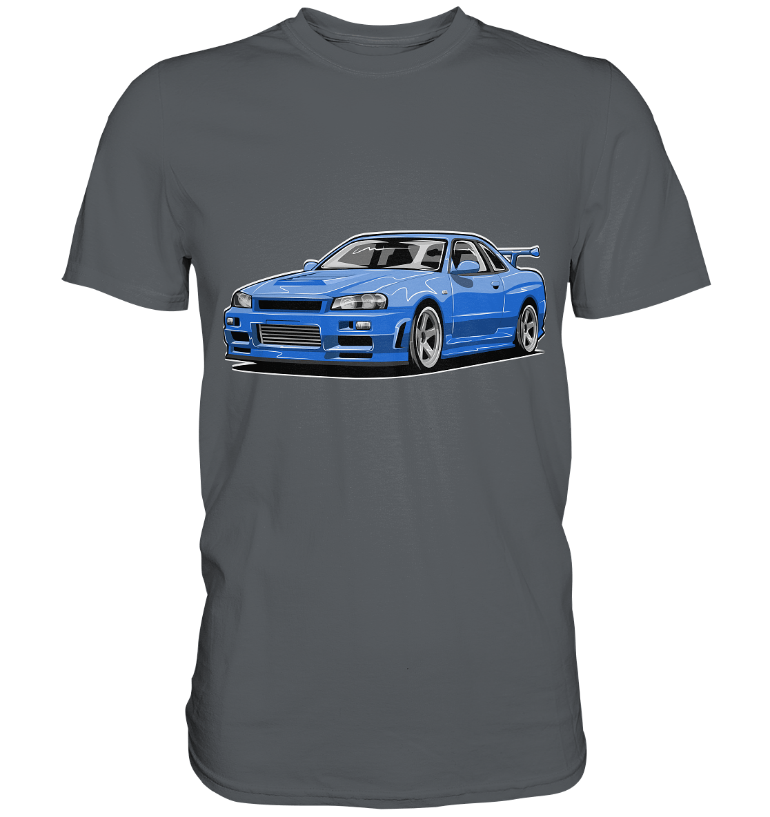 Skyline R34 GT-R - Premium Shirt - MotoMerch.de