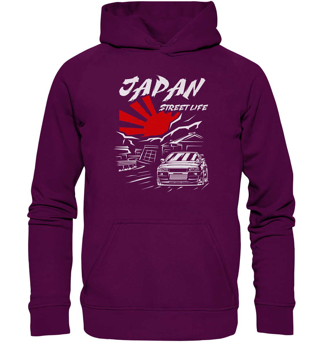 Skyline R34 - Japan Street Life - Basic Unisex Hoodie - MotoMerch.de