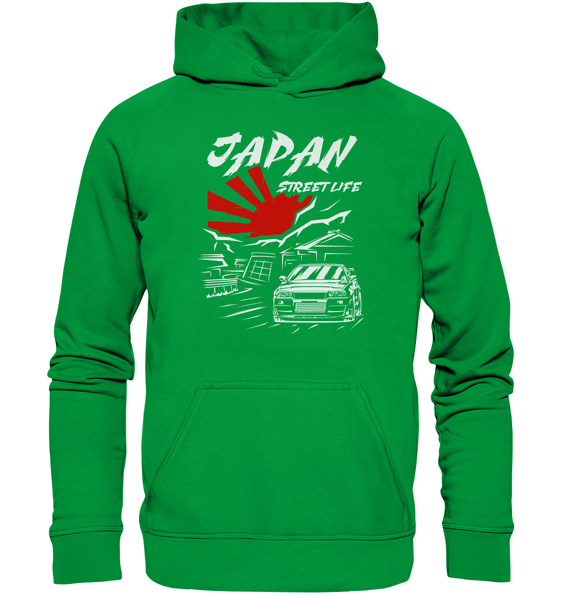 Skyline R34 - Japan Street Life - Basic Unisex Hoodie - MotoMerch.de