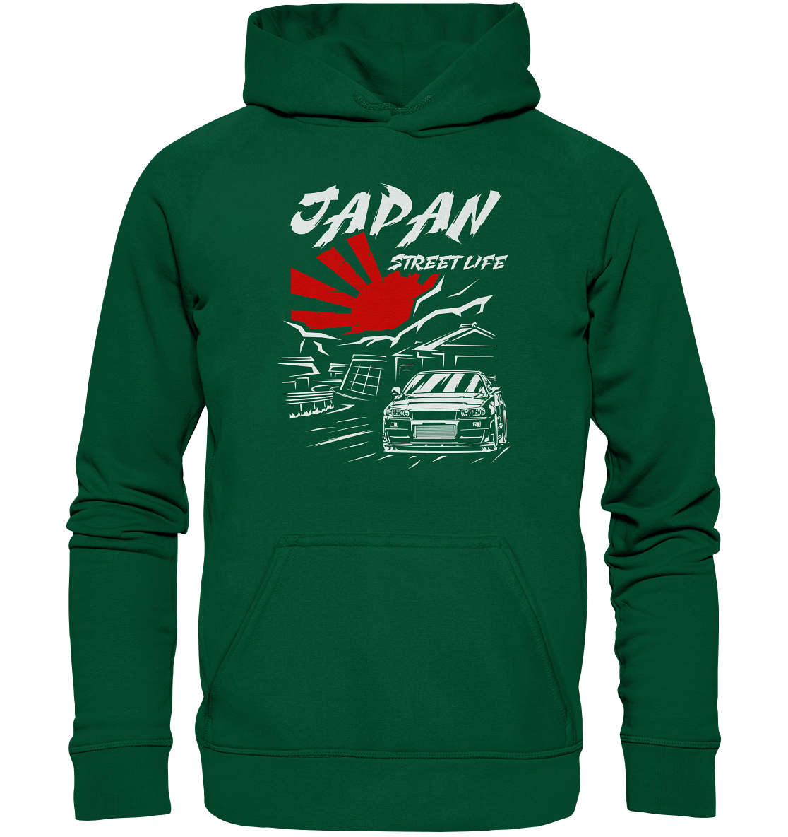 Skyline R34 - Japan Street Life - Basic Unisex Hoodie - MotoMerch.de