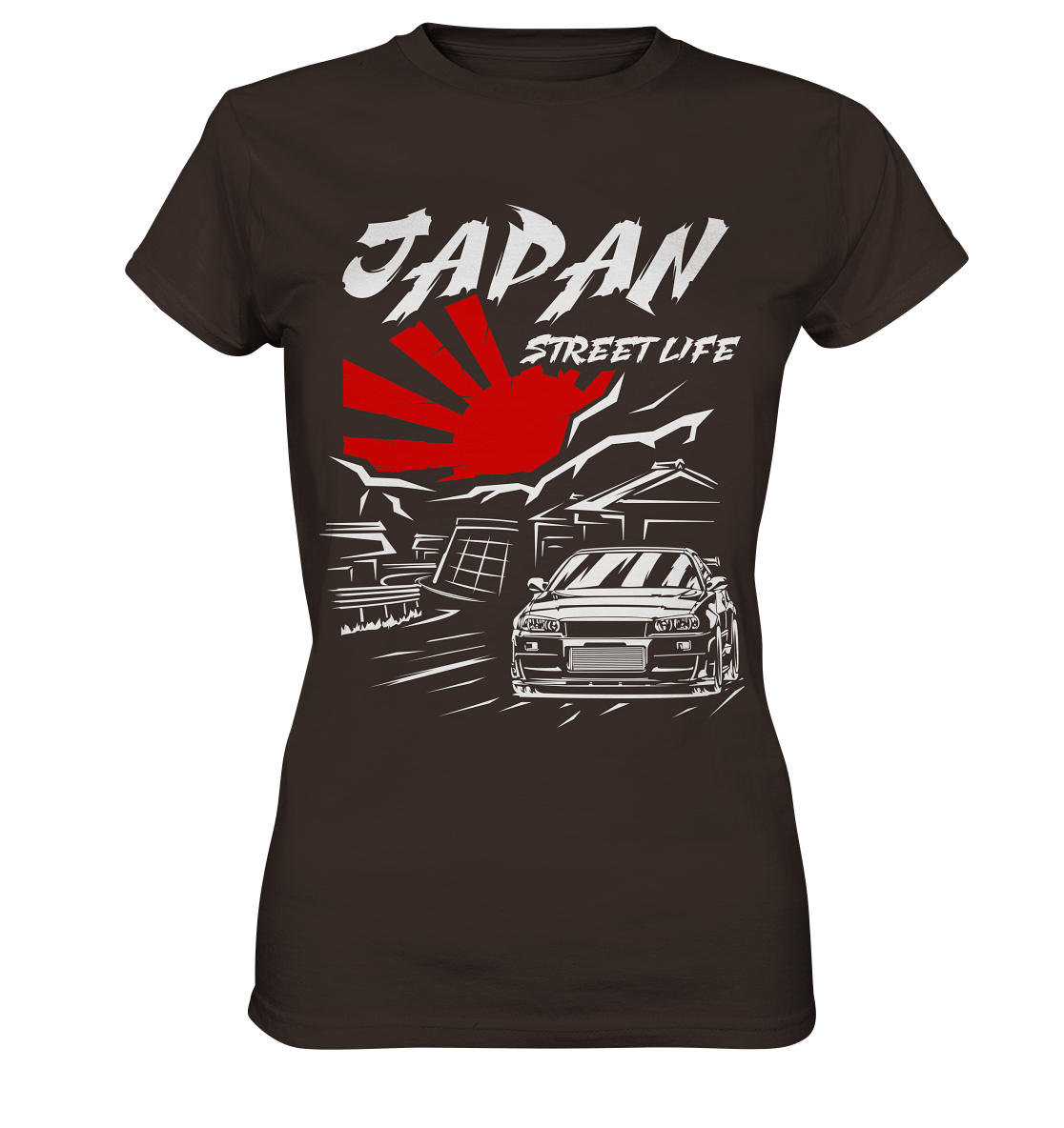 Skyline R34 - Japan Street Life - Ladies Premium Shirt - MotoMerch.de