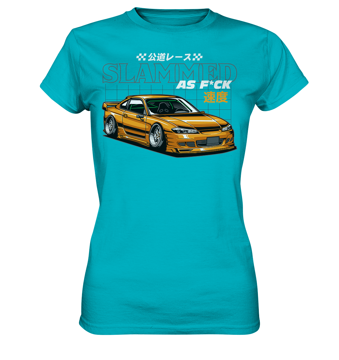 Slammed Nissan Silvia S15 - Ladies Premium Shirt - MotoMerch.de