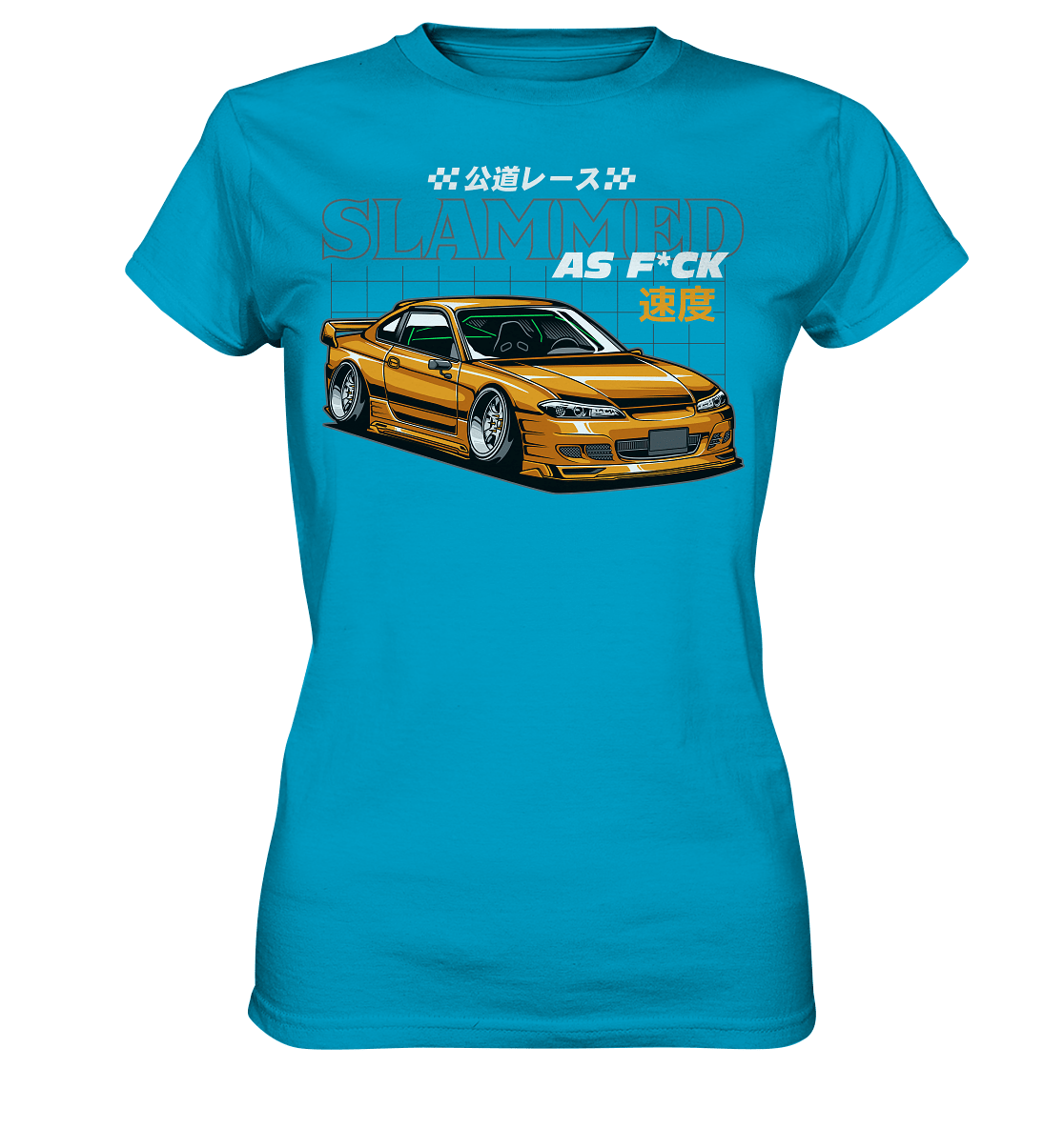 Slammed Nissan Silvia S15 - Ladies Premium Shirt - MotoMerch.de