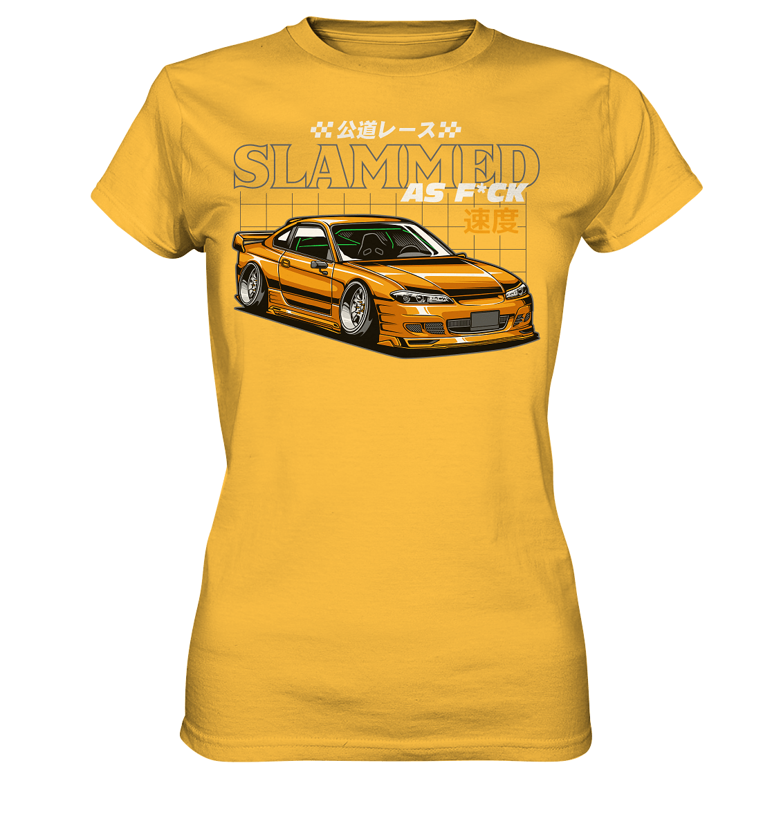 Slammed Nissan Silvia S15 - Ladies Premium Shirt - MotoMerch.de