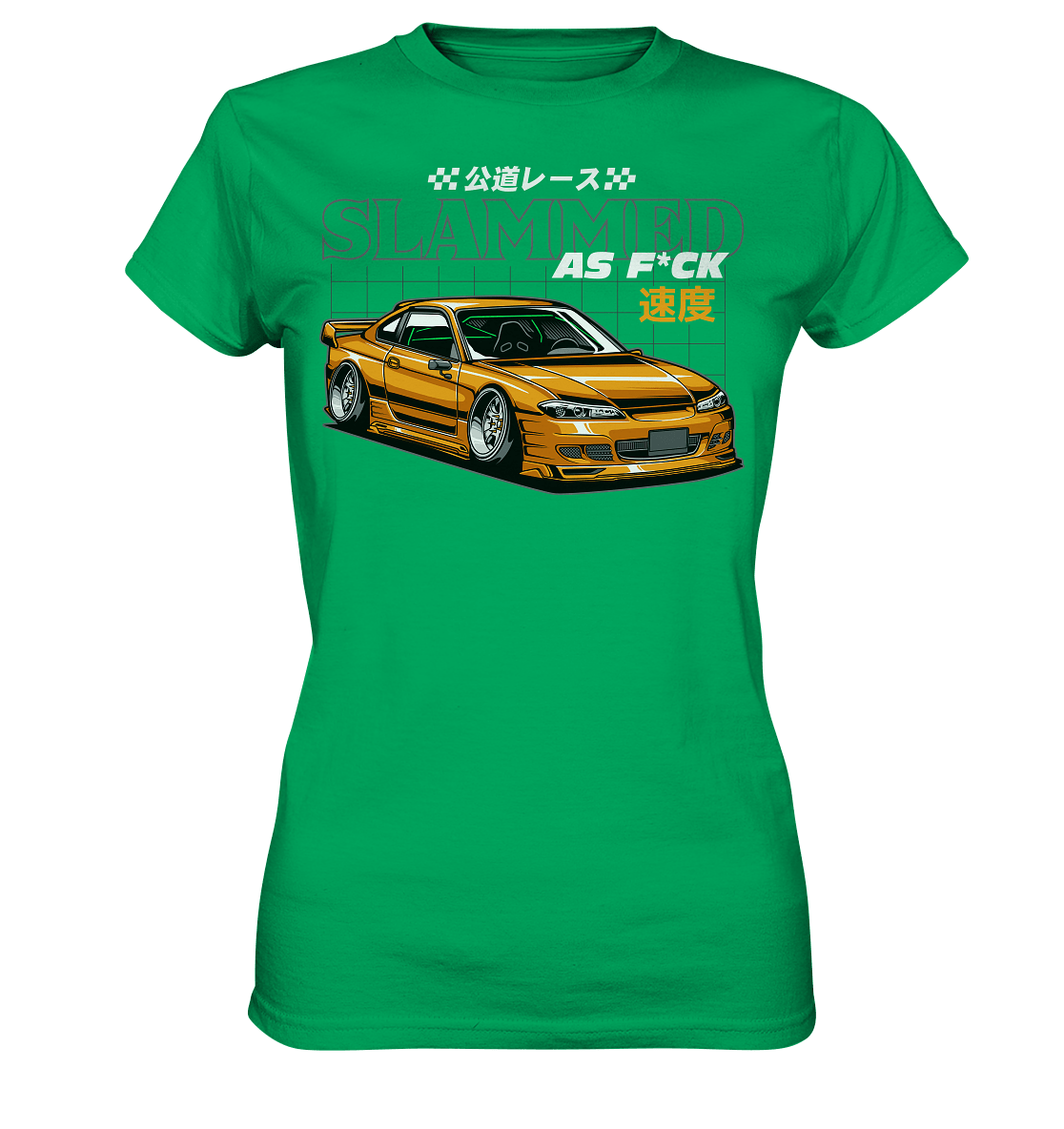 Slammed Nissan Silvia S15 - Ladies Premium Shirt - MotoMerch.de